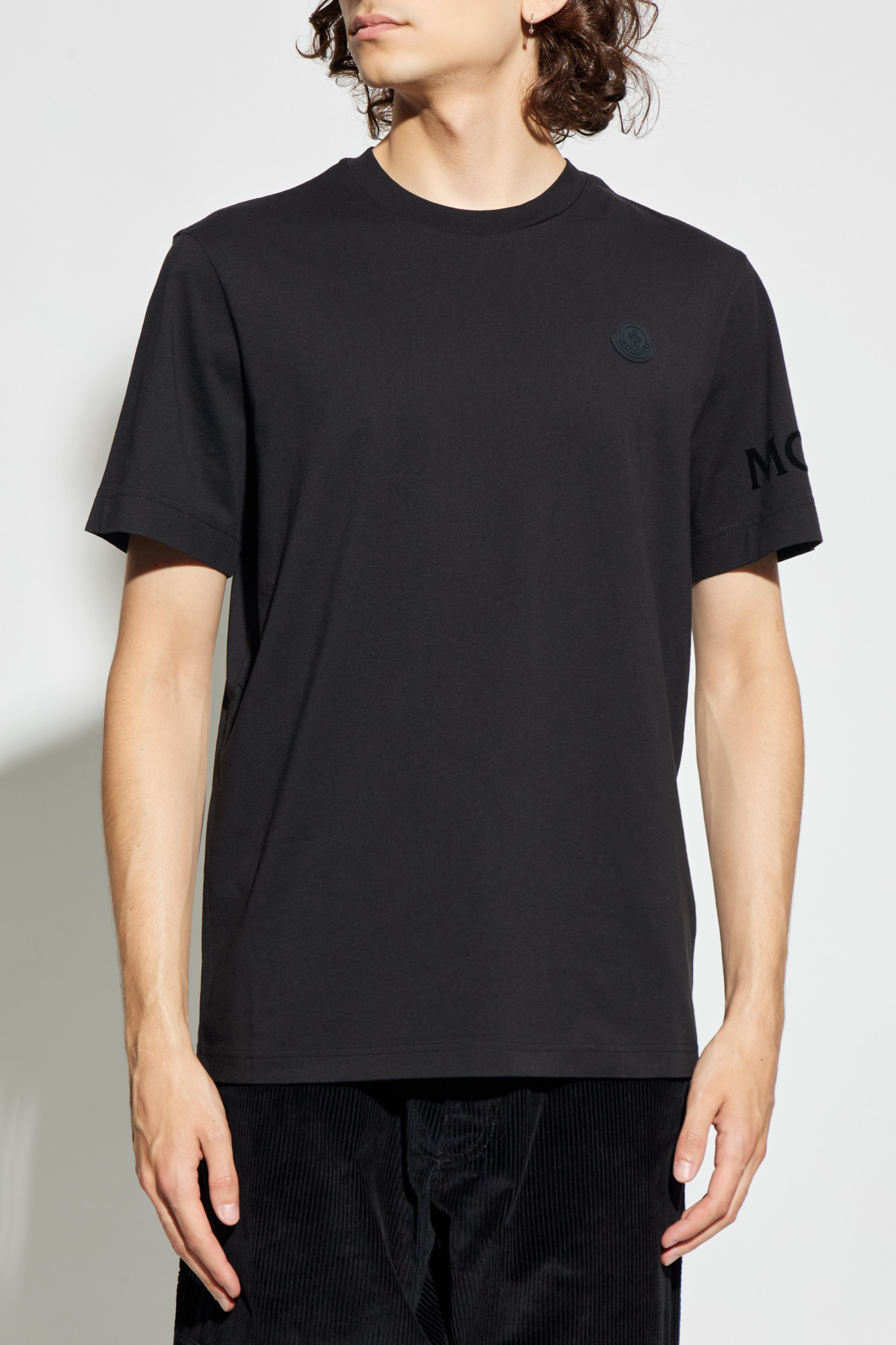 Moncler T-shirt with logo patch | Men's | Vitkac